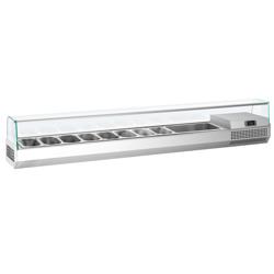 Opzetkoelvitrine PREMIUM PLUS - 2300x353mm - 11x GN 1/4
