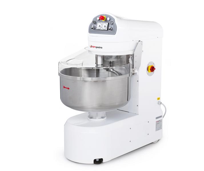 Bäckerei-Spiralteigknetmaschine - 117 Liter / 60 kg - 2 Geschwindigkeiten - mit festem Kessel