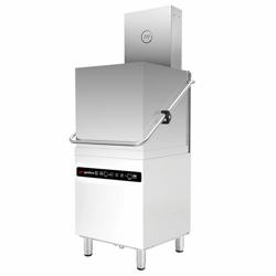 Mașină de spălat vase cu capotă - 8,7 kW - Cu recuperare activă de căldură - Cu pompă de detergent și sistem de alimentare cu lichid de clătire