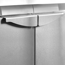 Fry-top cu inducție - 10,0 kW - suprafață Netedă - suprafață de gătire: 800x700 mm - pe dulap închis cu 2 uși