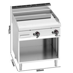 Plynový gril - hladký - s lesklým povrchem (13,8 kW)