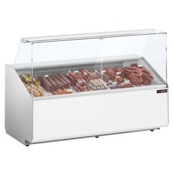 Serve Over Counter - 1881x979mm - front panel white - capacity 387 litres - with 3 doors