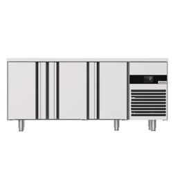 Pekárenský chladicí stůl PREMIUM - 2100x800x870 mm - 456 l - s 3 dveřmi