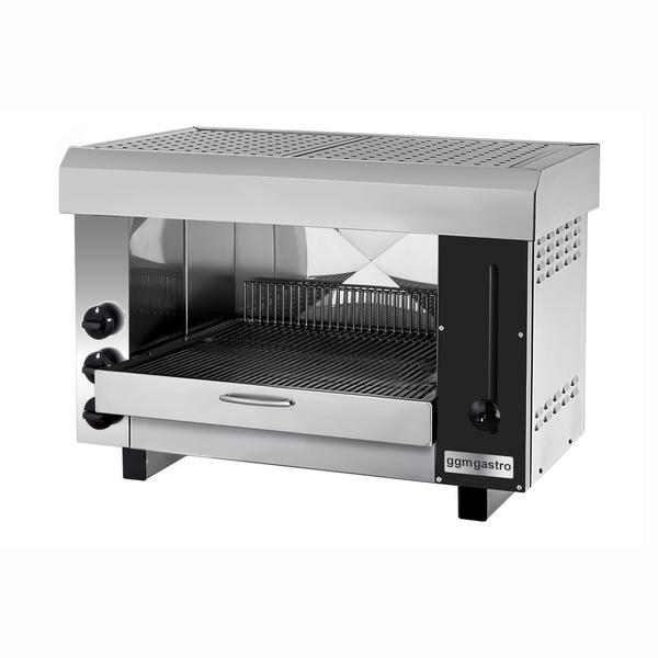 Gas Rise & Fall Salamander Grill PRO - 9.75kW - 3 Gas Burners - Natural Gas