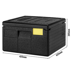 CAMBRO | CAM GOBOX® Toploader pizzásdoboz - 350x350x255mm - fekete
