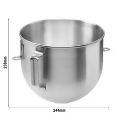 وعاء للعجانة لخلاط العجينة الكهربائي PRMH10/PRMSH10 - ستانلس ستيل - 244x244x258mm