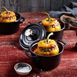 STAUB | Mini Cocotte Round Enamelled Cast Iron Casserole Dish – Ø 140 mm – Black