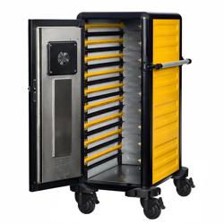 Banketwagen - verwarmd - 19x GN 1/1