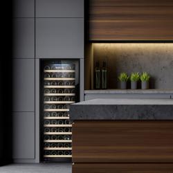 Refrigerador de vino - 200 litros - negro / con 1 zona climática