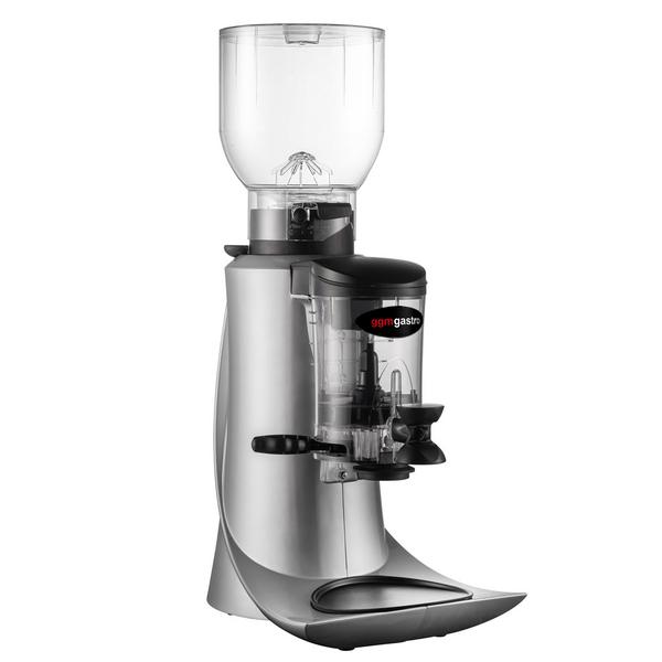 Koffiemolen - 2kg bonenreservoir - fluisterstil - 55dB - Met dispenser - zilver
