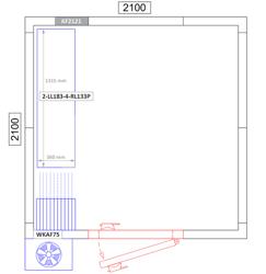 Aluminium Base Shelf - 1315x360mm - Load capacity: 600kg