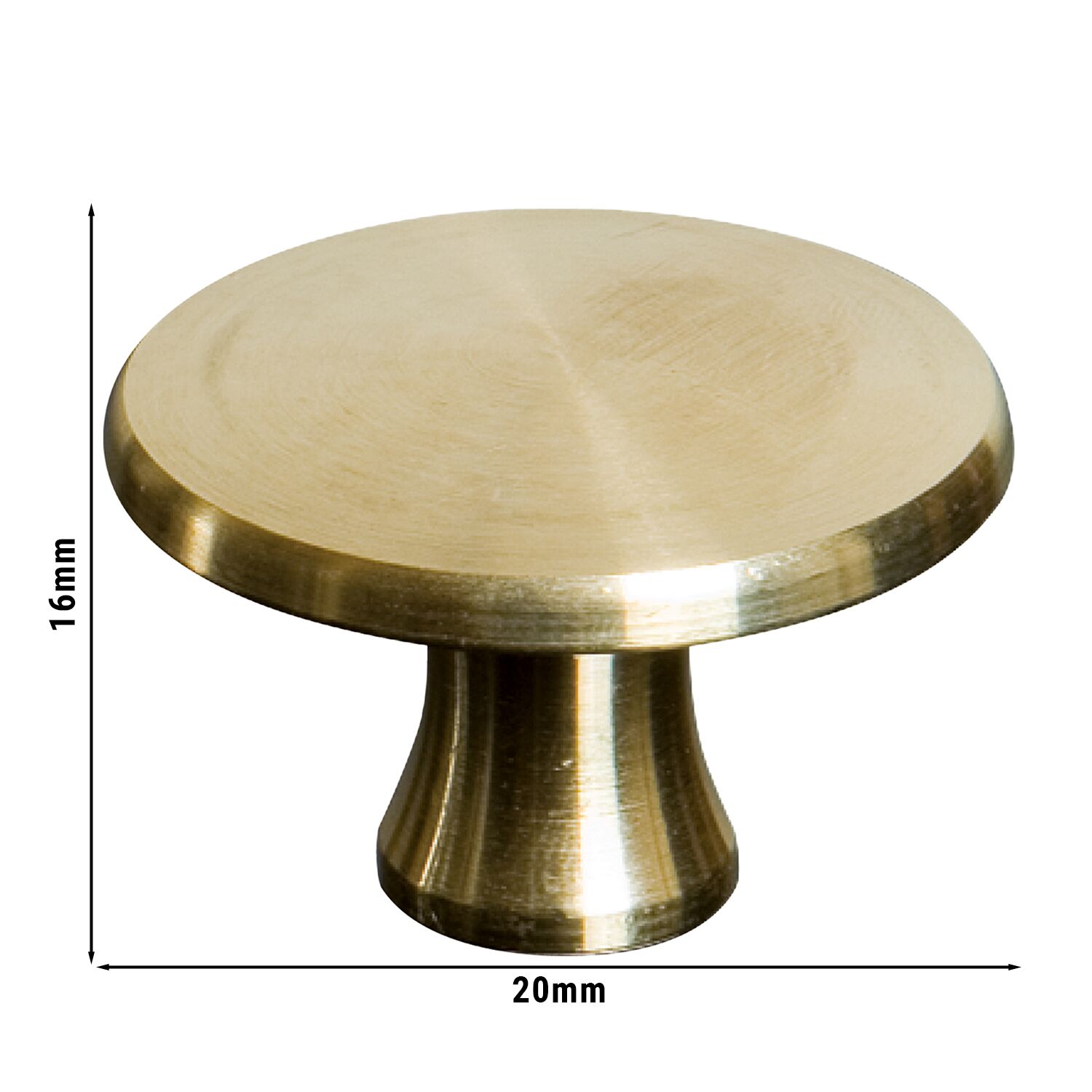 STAUB | Poignée - ronde - 20 mm - Laiton