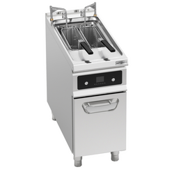 Friteuză electrică automată de 22 litri - cu sistem de filtrare a uleiului și ridicare automată a coșului