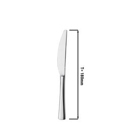 (12 pz) Coltello da dessert Linea Alessandra - Lucido - 180mm