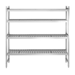 Alüminyum Raf - 1611x460x1800mm - Taşıma Kapasitesi:600kg