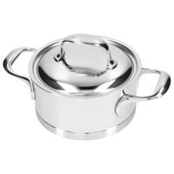 DEMEYERE| Atlantis 7 Casserole with Lid – Ø 16 cm - 18/10 Stainless Steel - Induction Ready