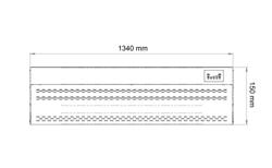 Hotă pentru cuptorul de pizza - 1,34 m