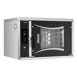 Bakkerij combisteamer - Digitaal - 6x EN 60x40 - incl. pizzaoven, afzuigkap & onderstel
