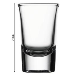 (12 piezas) MUNICH - vaso de chupito - 40 cc - calibrado a 20 cc