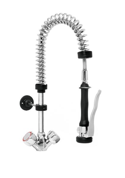 Douchette de prélavage monotrou 6000 – avec robinet mélangeur et 2 vannes de mélange