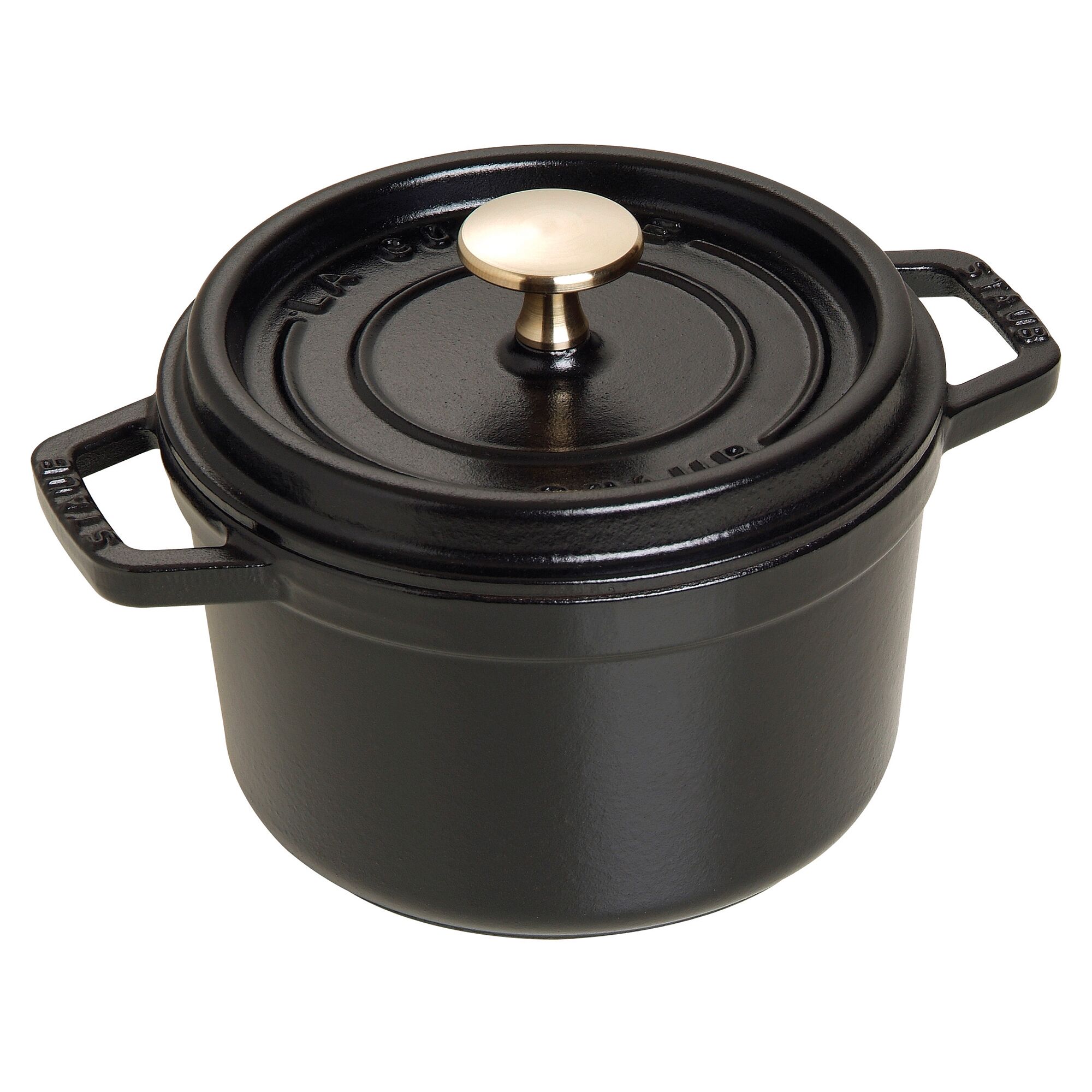 STAUB | Mini Cocotte Round Enamelled Cast Iron Casserole Dish – Ø 160 mm – Black