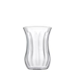 (72 Stück) Teeglas mit Struktur - AQUA - 120ml