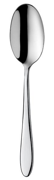 (12 pieces) Leandro Table Spoon – 18/10 stainless steel - mirror polished - 208 mm - 3 mm thick