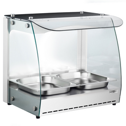 Warmhoudvitrine - 560mm - Roestvrij staal