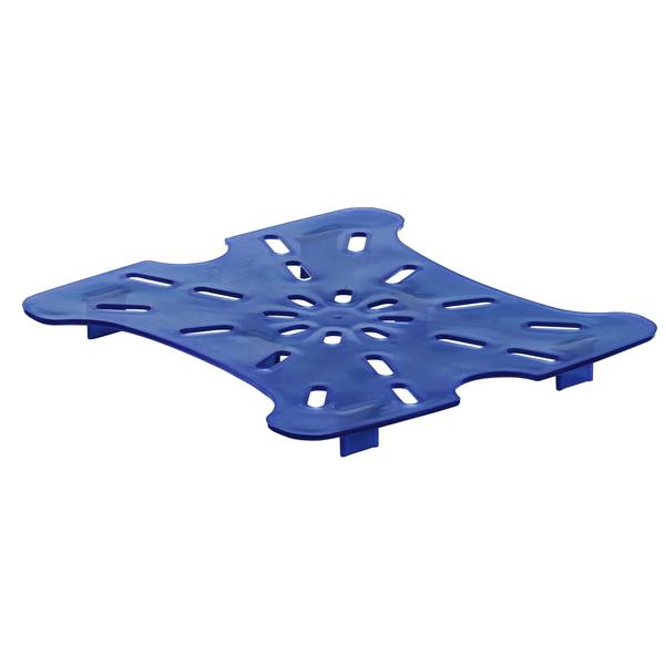 (6 pieces) CAMBRO | Commercial CamSquares FreshPro Drain Shelf – Blue – 11.4L/17.2L/20.8L