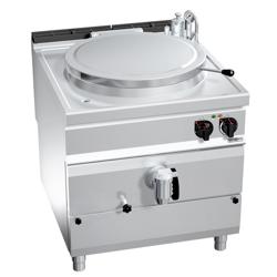 Marmite électrique de cuisson - 200 litres - 32 kW - chauffage indirect - avec arrivée d’eau et robinet de vidange
