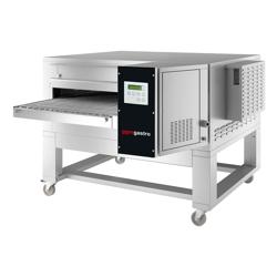 Gazowy piec tunelowy do pizzy - 1260x1750mm - cyfrowy - szerokość taśmy: 500mm - włącznie z ramą podstawy