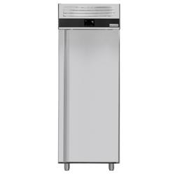 Szafa chłodnicza na ryby ze stali nierdzewnej PREMIUM - 400L - 600x600mm - 1 drzwi - chłodzenie wentylowane; oświetlenie wewnętrzne