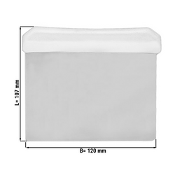 Strugalica za tijesto - 120x85 mm - Bijela boja