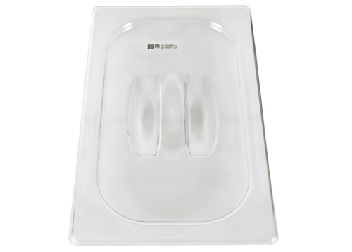 Capac din policarbonat GN 1/4 - transparent - 7 mm înălţime