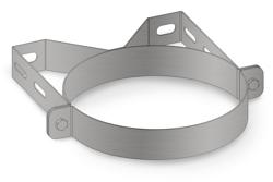 Wandbeugel - RVS - Ø 450mm