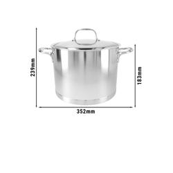DEMEYERE | ATLANTIS 7 - Casseruola con coperchio - Ø 240mm - Acciaio inox