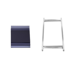 Bijzettafel-/ koffietafel - inklapbaar - 50 x 90 cm