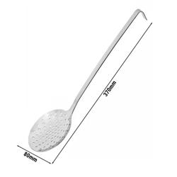 Écumoire inox - Ø 81mm - Longueur du manche : 290mm - Acier inoxydable - ronde