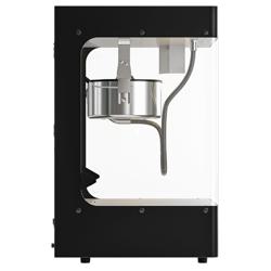 Popcornmaskin - 1,31 kW - 5 kg/h - med uppvärmd botten - svart
