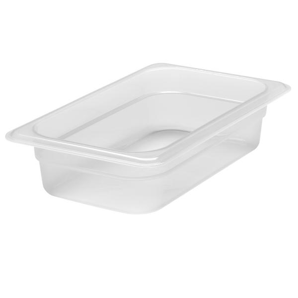(6 pièces) CAMBRO | Contenants GN 1/4 en polypropylène – laiteux – hauteur : 65 mm         