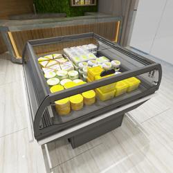 Vetrina refrigerata / Isola di raffreddamento HELSINKI - 1150mm - con 1 porta scorrevole in vetro