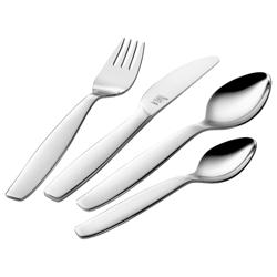 (4 pieces) ZWILLING | PILA Children's Cutlery Set – 18/10 Stainless Steel - Rounded Edges - Age 3+
