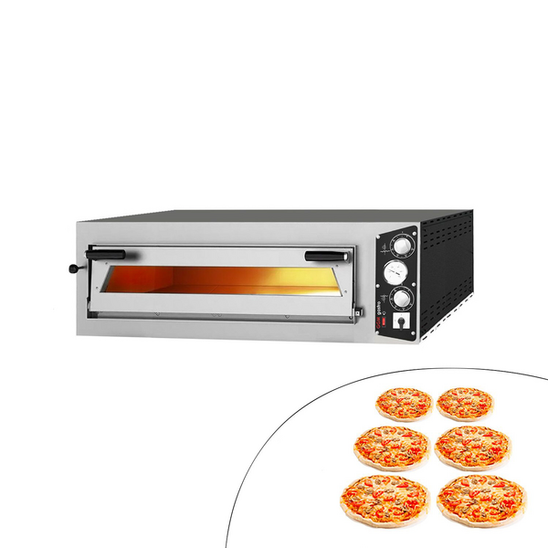 Elektrikli Pizza Fırını 6x35cm (Derinlik)-Manuel