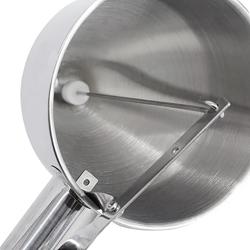 Pâlnie cu piston profesională din oțel inoxidabil - 1 litru
