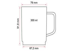 (50 pieces) Polycarbonate Tea & Coffee Cup – Clear - 300 ml - Shatterproof - Dishwasher Safe