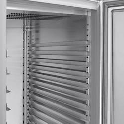 Bäckerei-Kühlschrank Edelstahl Premium PLUS - EN 600x400 - 1240 Liter - mit 2 Türen
