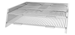 Support grilles pour barbecue au charbon - 704x725x210mm - Inox - pour CHOE761 - avec 2 étagères