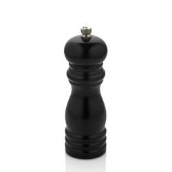 Só- és borsőrlő készlet - fa - Magasság: 140 mm - fekete