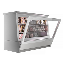 Dry Aging - kylvitrin 1,4 m - rostfritt stål