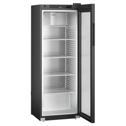 LIEBHERR | Réfrigérateur PERFECTION - 347 litres - Intérieur en plastique - Avec 1 porte en verre - Noir       